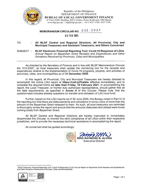 blgf car|BLGF Memorandum Circular (MC) No. 009.2020.